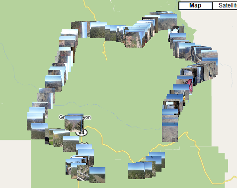 Grand Canyon Photo Map